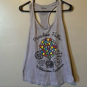 DISNEY UP PARADISE FALLS WOMENS/JUNIORS TANK TOP